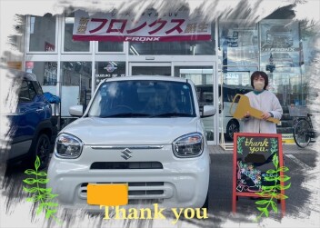 O様　新車ｱﾙﾄご納車おめでとうございます！